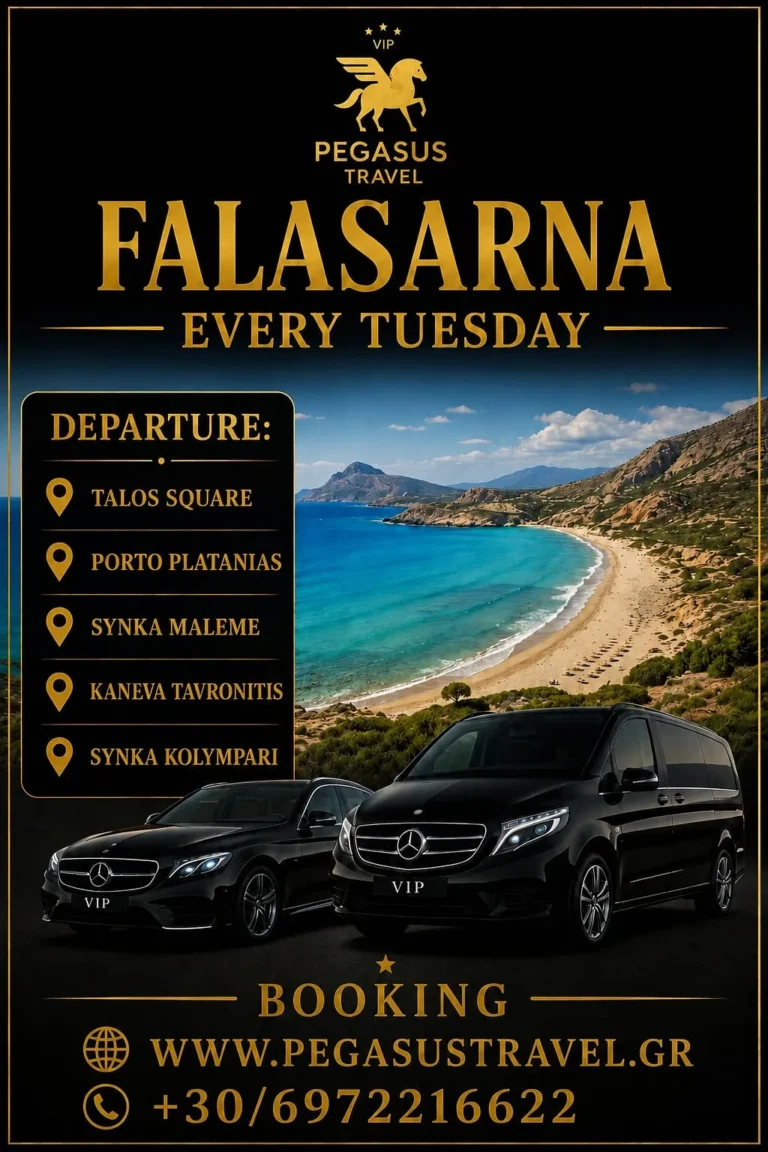 Falassarna Beach Excursion from Chania Pegasus Travel